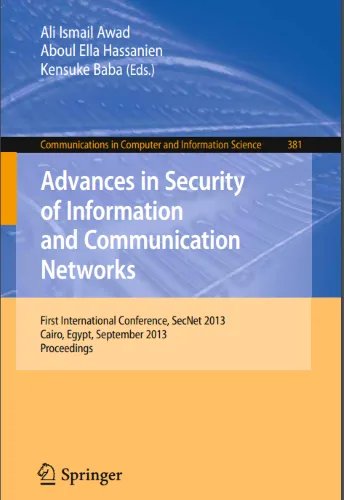 Advances In Security Of Information And Communication Networks cover