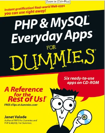 PHP and MySQL Everyday Apps for Dummies cover